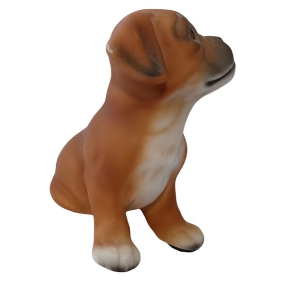 Vintage Boxer Dog Puppy Figure Harvey Knox Global Art Porcelain J21B83 1980s.  N - Picture 6 of 16
